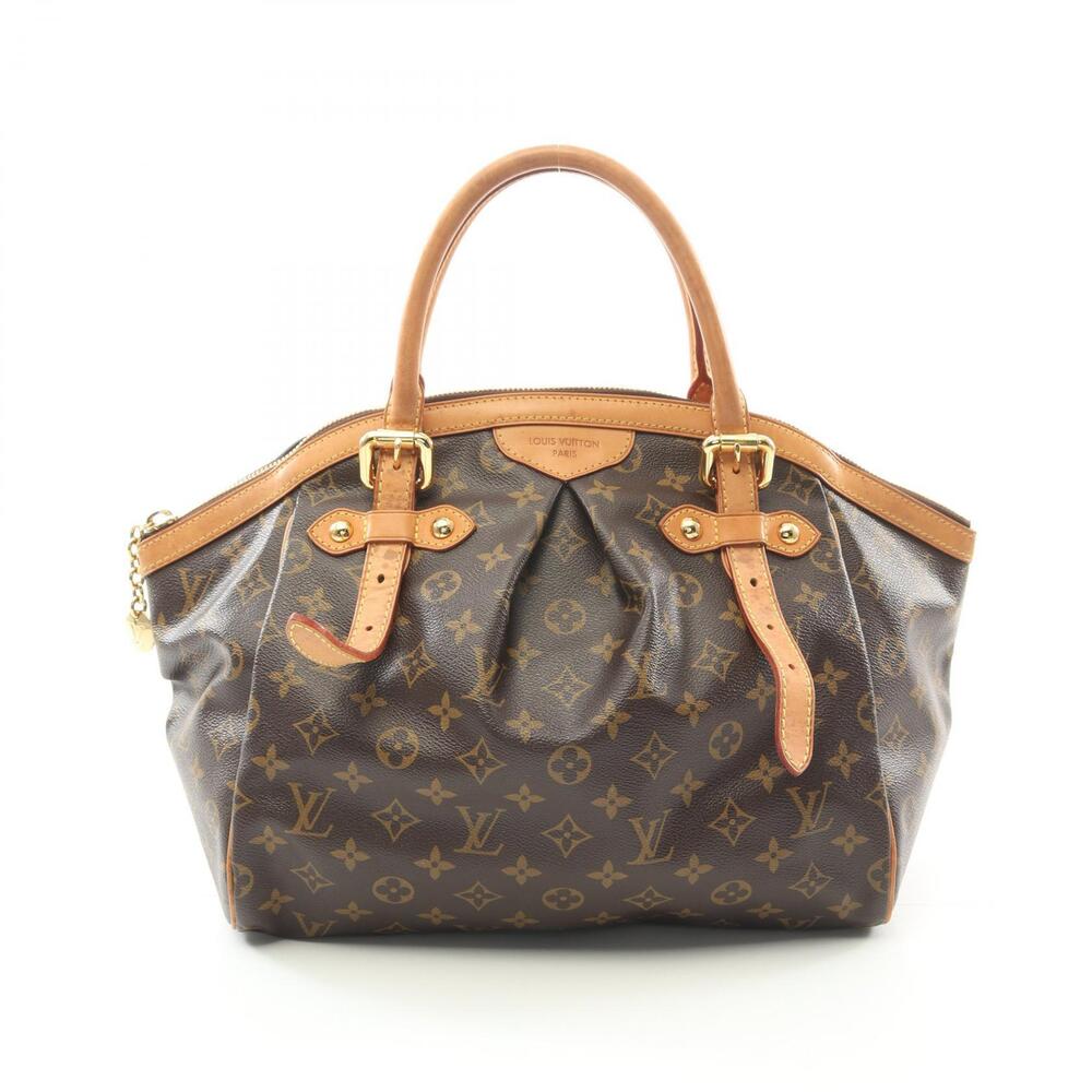 Louis Vuitton Tivoli Handbag Canvas Leather Monogram Brown